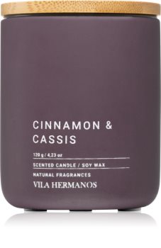Vila Hermanos Concrete Cinnamon & Cassis mirisna svijeća