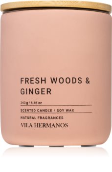 Vila Hermanos Concrete Fresh Wood & Ginger bougie parfumée