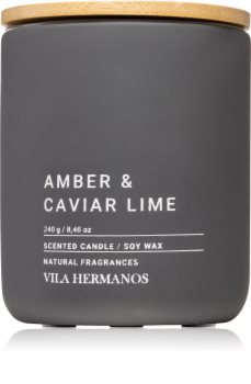 Vila Hermanos Concrete Amber & Caviar Lime αρωματικό κερί