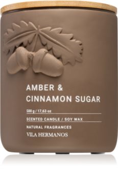 Vila Hermanos Amber & Cinnamon Sugar illatos gyertya