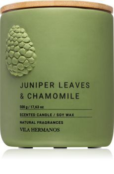 Vila Hermanos Juniper Leaves & Chamomille dišeča sveča