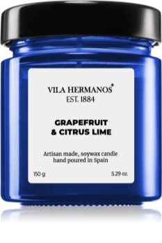 Vila Hermanos Apothecary Cobalt Blue Grapefruit & Citrus Lime ароматическая свеча
