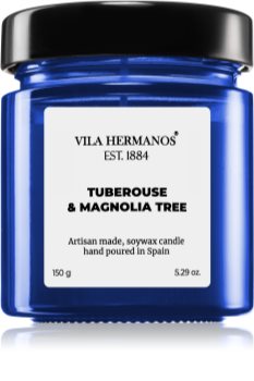Vila Hermanos Apothecary Cobalt Blue Tuberose & Magnolia Tree mirisna svijeća