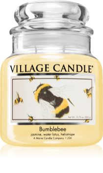Village Candle Bumblebee illatos gyertya (Glass Lid)