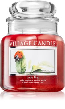 Village Candle Lady Bug Duftkerze   (Glass Lid)