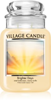 Village Candle Brighter Days vela perfumada (Glass Lid)