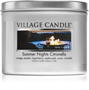 Village Candle Summer Nights Citronella lumânare parfumată  în placă