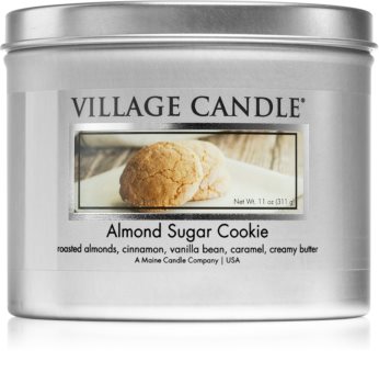 Village Candle Almond Sugar Cookie illatos gyertya  alumínium dobozban