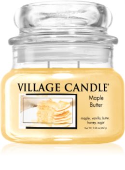 Village Candle Maple Butter Duftkerze   (Glass Lid)