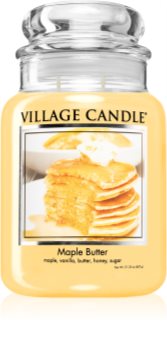 Village Candle Maple Butter vonná sviečka (Glass Lid)