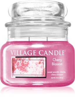 Village Candle Cherry Blossom świeczka zapachowa (Glass Lid)