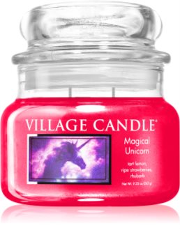Village Candle Magical Unicorn bougie parfumée (Glass Lid)