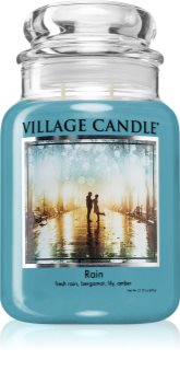 Village Candle Rain świeczka zapachowa (Glass Lid)