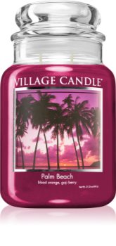 Village Candle Palm Beach świeczka zapachowa (Glass Lid)