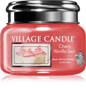 Village Candle Cherry Vanilla Swirl illatos gyertya