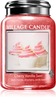 Village Candle Cherry Vanilla Swirl illatos gyertya