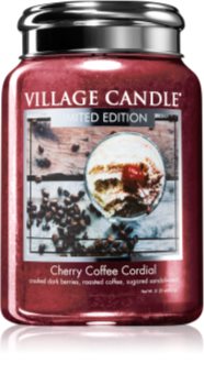 Village Candle Cherry Coffee Cordial Tuoksukynttilä