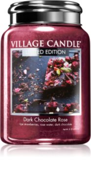 Village Candle Dark Chocolate Rose vonná svíčka