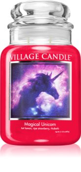 Village Candle Magical Unicorn vela perfumada (Glass Lid)