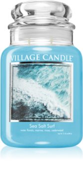 Village Candle Sea Salt Surf mirisna svijeća (Glass Lid)