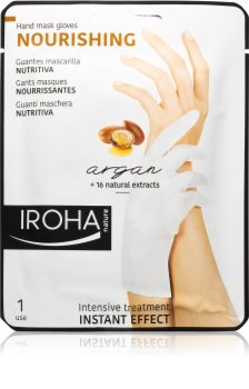 Iroha Nourishing Argan regenerierende Maske für die Hände in Handschuhform mit Arganöl