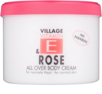 Village Vitamin E Rose tělový krém