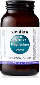 Viridian Nutrition High Potency Magnesium 300 mg podpora spánku a regenerace