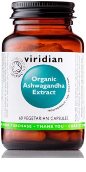 Viridian Nutrition Organic Ashwagandha Extract prírodný antioxidant v BIO kvalite