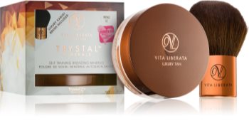 Vita Liberata Trystal Minerals bronz puder s čopičem