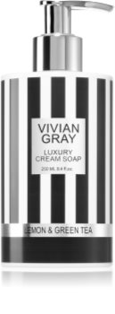 Vivian Gray Stripes Lemon & Green Tea kreminis muilas