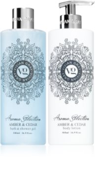 Vivian Gray Aroma Selection Amber & Cedar dovanų rinkinys