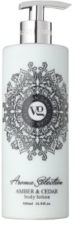 Vivian Gray Aroma Selection Amber & Cedar latte corpo