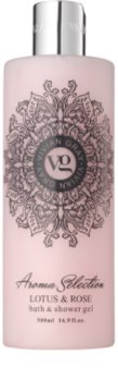 Vivian Gray Aroma Selection Lotus & Rose Suihku- Ja Kylpygeeli