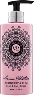 Vivian Gray Aroma Selection Raspberry & Rose Hand and Body Lotion
