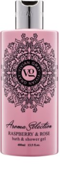 Vivian Gray Aroma Selection Raspberry & Rose sprchový a koupelový gel