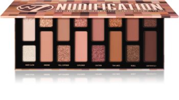 W7 Cosmetics Nudification paleta očních stínů