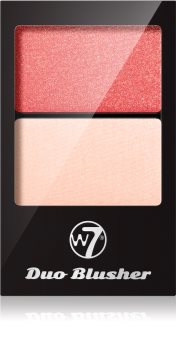 W7 Cosmetics Duo Blusher tvářenka se štětečkem