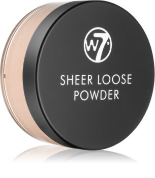 W7 Cosmetics Sheer Loose матираща насипна пудра