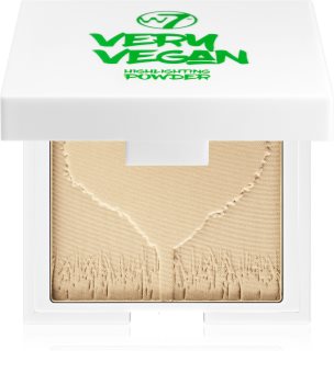 W7 Cosmetics Very Vegan kompaktowy pudrowy rozświetlacz