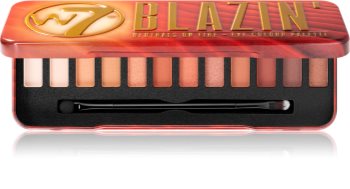W7 Cosmetics Blazin' paleta senčil za oči