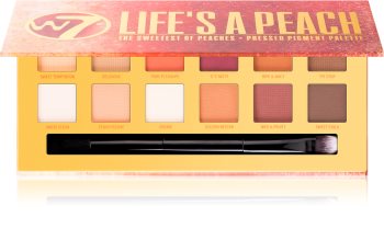 W7 Cosmetics Life's a Peach palette de fards à paupières effet mat