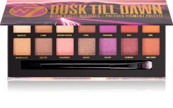 W7 Cosmetics Dusk Till Dawn paleta senčil za oči