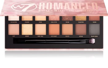 W7 Cosmetics Romanced палитра от сенки за очи