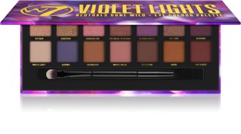 W7 Cosmetics Violet Lights paleta očních stínů