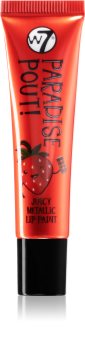 W7 Cosmetics Paradise Pout! Lippenstift mit Metallic-Effekt