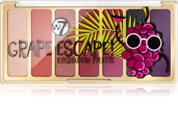 W7 Cosmetics Grape Escape! paletka pudrových očních stínů