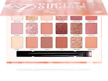 W7 Cosmetics Socialite palette di ombretti