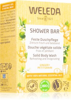 Weleda Shower Bar Ginger kietasis muilas su imbieru