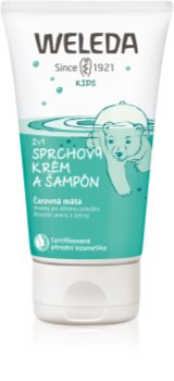 Weleda Kids Magic Mint Shower Cream and Shampoo for Children 2 in 1