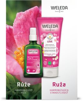 Weleda Rose zestaw upominkowy (do skóry delikatnej i gładkiej)